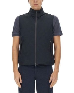 Woolrich Tailored Waterproof Vest - Blue