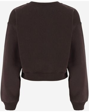 Patou Cotton Logo Sweatshirt - Black
