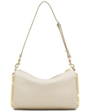 Marc Jacobs Snapshot Leather Shoulder Bag - White