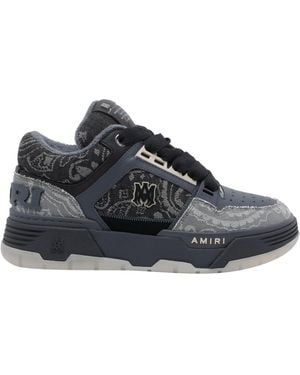 Amiri Bandana Jacquard Ma-1 Trainers - Grey