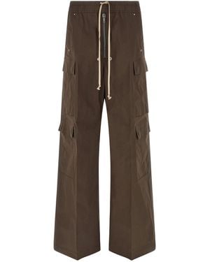 Rick Owens Cargobelas Cargo Pants - Brown