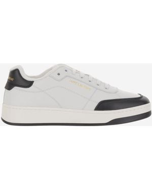 Saint Laurent Sneakers Sl-61 Leather Sneakers - White