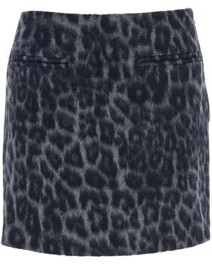 FEDERICA TOSI Skirt With All-Over Spotted Motif - Blue