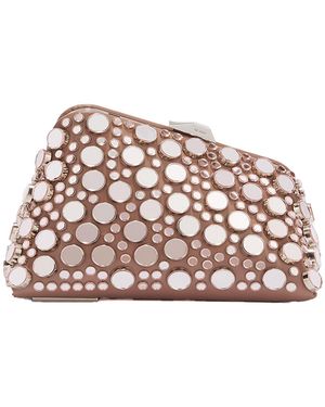 The Attico Clutch Midnight Calf Leather - Pink