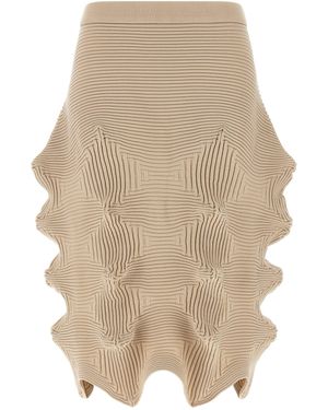 Issey Miyake 'Lnkage' Skirt - Natural