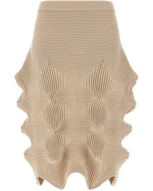 Issey Miyake 'Lnkage' Skirt - Natural