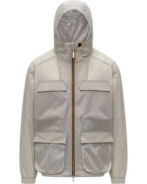 K-Way Clad Extra Light 3L Giacca - Grey