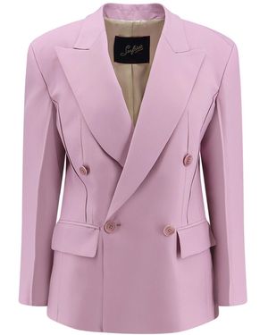 The Seafarer Clothing Lana Vergine Seta - Pink