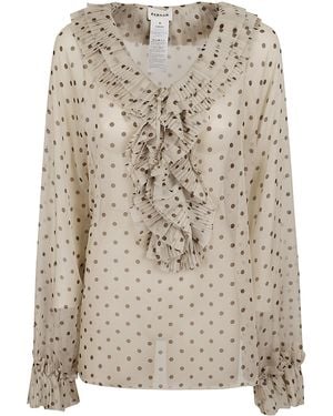 P.A.R.O.S.H. Stylish Mini Shirt - Natural