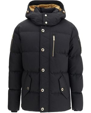 Moose Knuckles Series 3Q Shearling Jacket Cotton; Nylon - Black