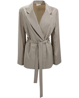 P.A.R.O.S.H. Belted Jacket - Grey