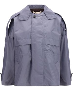 Marni Nylon Jacket Polyamide; Polyester - Blue