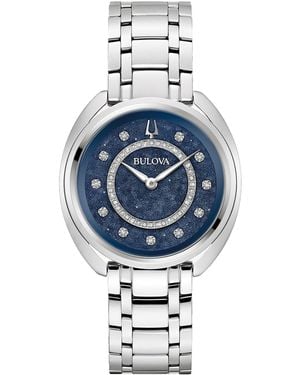 Bulova Bulova Diamond-Set Dial Watch - Metallic