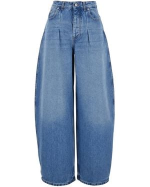 Jacquemus Jeans Le De-Nimes Ovalo Cotton - Blue