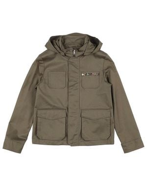 Herno Kids Outerwear Jacket Gi0042B-13218 Dark Military Clothing - Green