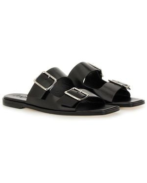 Aeyde Sandal Tonya Calf Leather - Black