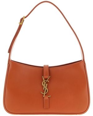 Saint Laurent Le 5 À 7 Shoulder Bag - Brown