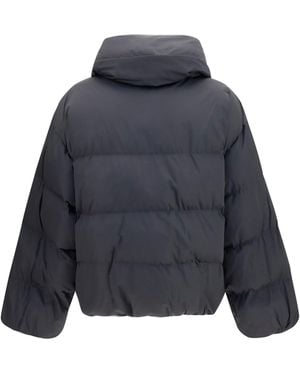 Balmain Jacket Padded High-Neck - Blue