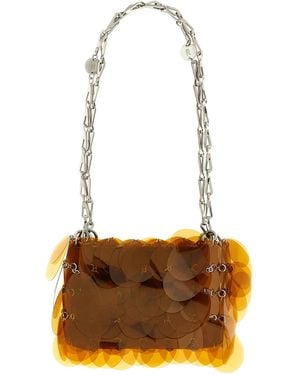 Rabanne Sparkle Shoulder Bag Polyester Acetate Brass - Brown