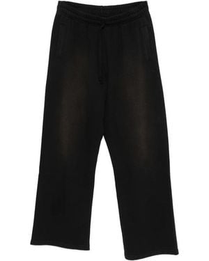 Arte' Drawstring Track Trousers - Black