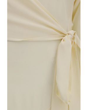 Francesco Murano Chemisier Dress Acetate; Silk - Natural