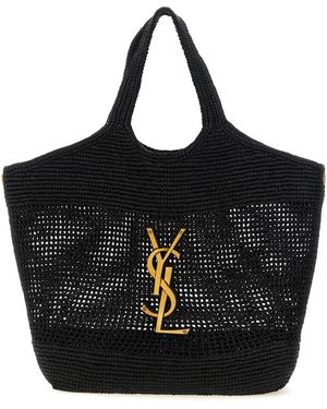Saint Laurent 'Icare' Shopping Bag - Black