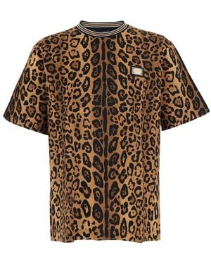 Dolce & Gabbana Jersey Tshirts And Polo Shirts - Brown