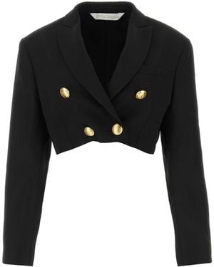 Palm Angels Polyester Blend Boyfriend Blazer - Black