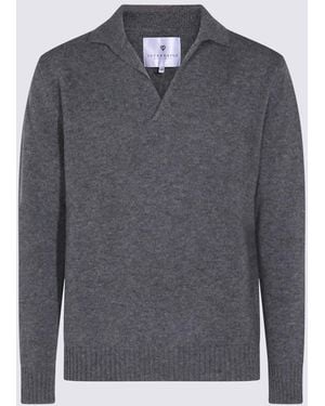 Seven Gauge Wool Knitwear - Gray