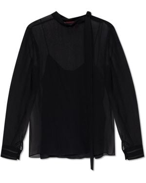 Gucci Silk Blouse - Black