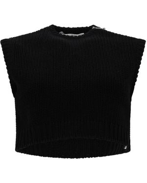 Max Mara Knitted Tops - Black
