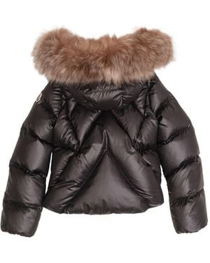 Moncler Down Jacket Padded - Brown