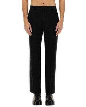 Ami Paris Straight Fit Pants - Black