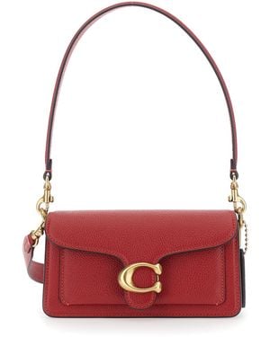COACH Crossbody Bag Tabby 20 Leather Cow Shoulder - Red