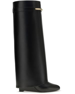 Givenchy Calf Leather Bos Taurus Boots - Black