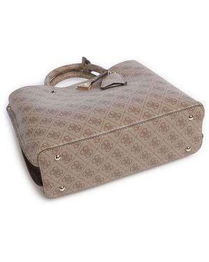 Guess Satchel Bag Polyurethane Satchel-Bags - Gray