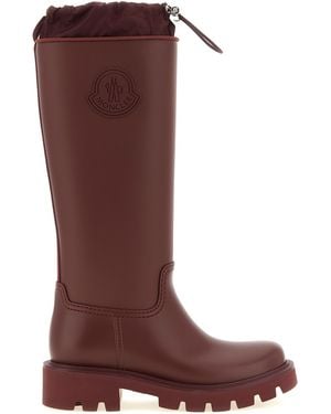 Moncler 'Kickstream High' Rain Boots - Red