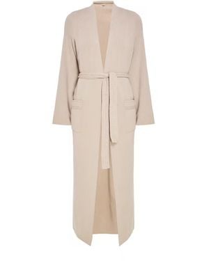 La Perla Belted Knit Coat Plm0056120,Cream Clothing - Natural
