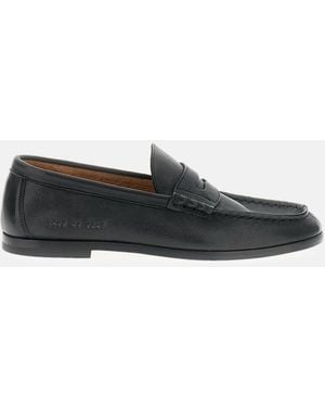 Common Projects Flat Shoes Lamb Leather - Black