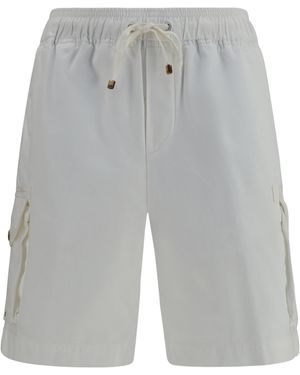 Brunello Cucinelli Cargo Shorts - Grey