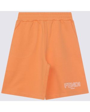 Fendi Shorts _100 Co - Orange