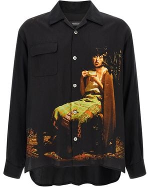 Undercover Shirt With Print - Black
