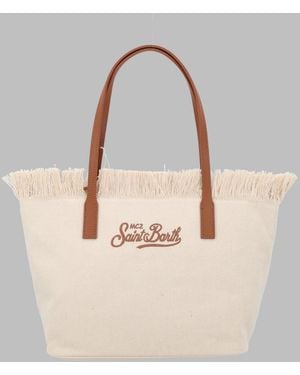 MC2 Saint Barth Shoulder Bag City Cotton - Natural