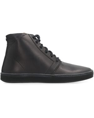 Volta Footwear Leather Desert Boots - Black