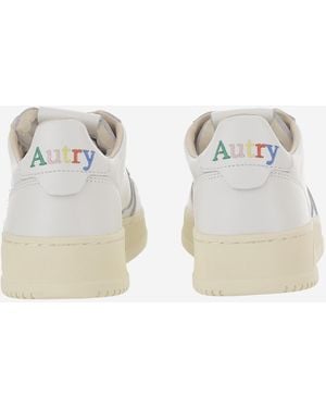 Autry Sneakers Medalist Low Leather Sneakers - White