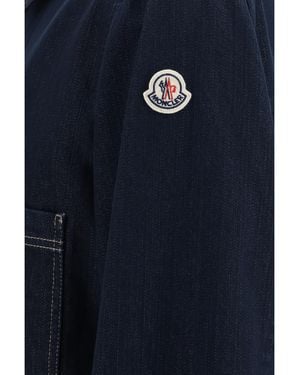 Moncler Haderu Denim Shirt Jacket - Blue