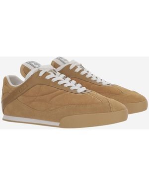 Chloé Sneakers Kick Suede Polyester; Sole: Rubber Sneakers - Brown