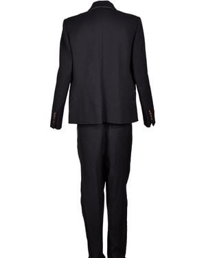 Brunello Cucinelli Wool Tailored Suit - Black