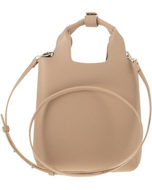 トートバッグ HOGAN H-BAG MINI SHOPPING H EMBOSSED BEIGE ROSATO Hogan Logo Embossed H-Bag Mini Shopping Bag in Pink | Lyst UK