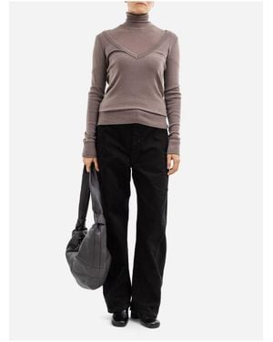 Lemaire Vneck Top - Multicolour